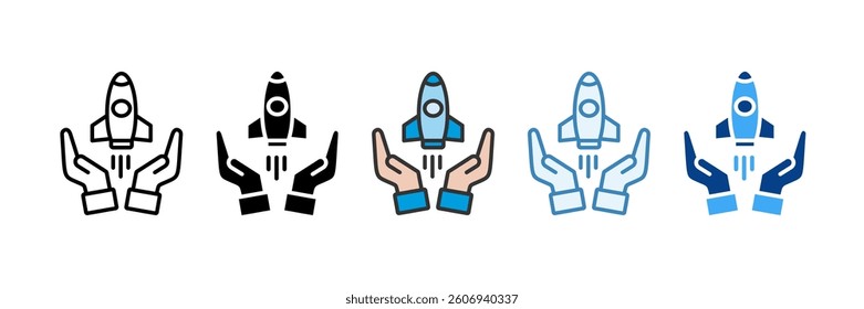 Start Up Icon Set Multiple Style Collection