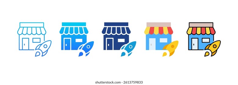 Start Up icon sheet multiple style collection