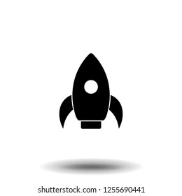 Start up icon. Start up symbol. Flat design. Stock - Vector illustration.