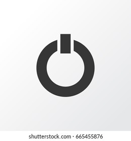 Start Icon Symbol. Premium Quality Isolated Power Element In Trendy Style.