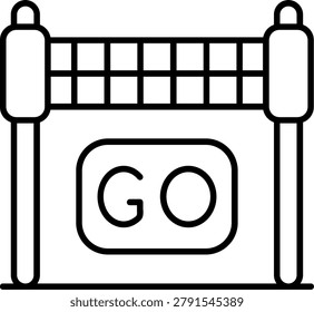 Start Icon Vector Element line icon design vector icons