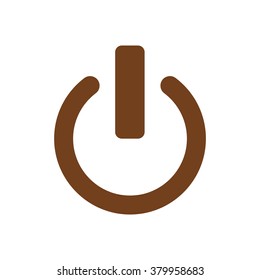 start icon, vector illustration. Flat design style