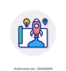 Start Up icon in vector. Logotype