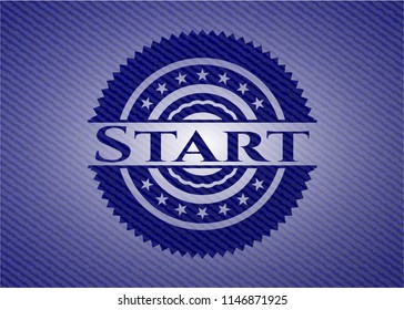 Start with jean texture
