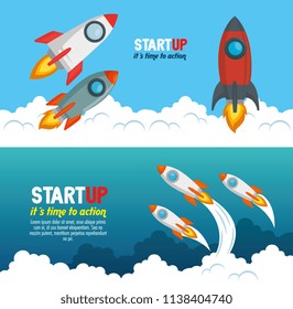 start up launcher set rockets