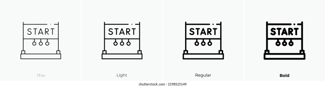 Anfangszeilensymbol. Thin, hellrosa und feines Design einzeln auf weißem Hintergrund