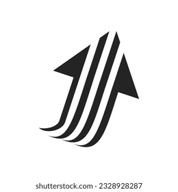 Logo-Vorlage starten. Symbolillustration Markenidentität. Einzige und flache Illustration. Vektorgrafik