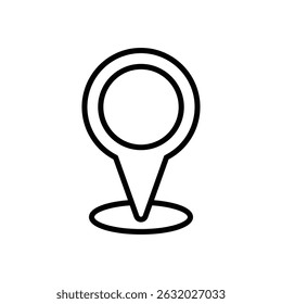 Icono de Vector de marcador de inicio Ilustración de stock
