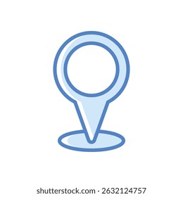 Ilustração de stock do ícone de vetor do Marcador de Início