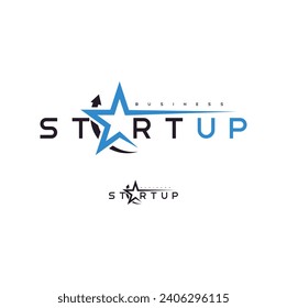 start up modern business logo design. startup template illustration concept.