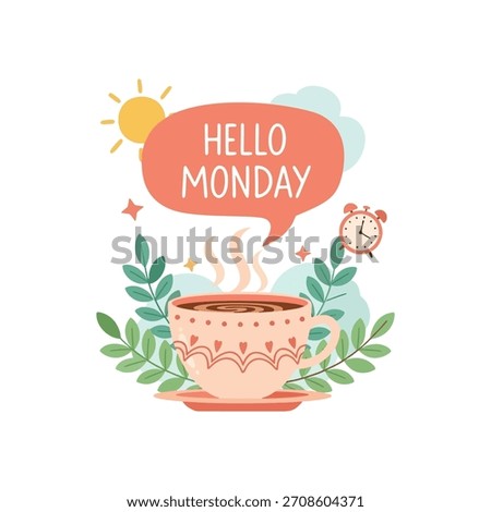 Start Monday right with a hot coffee and good vibes only, fresh morning