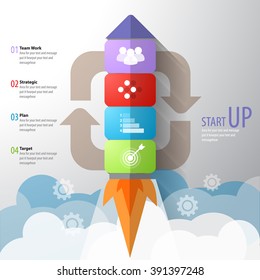 start up New Business  Illustration