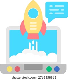 Start Up New Creative Icon Design Vector