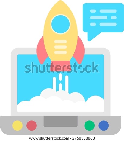 Start Up New Creative Icon Design Vector