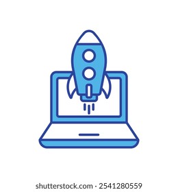 Inicio Icono de la plataforma aislado en un fondo blanco. Ilustración vectorial.