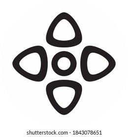 Start Point icon, map location line symbol vector design. Great for mobile app, web design, game, etc.