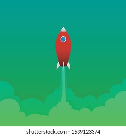 Start red rocket design for business