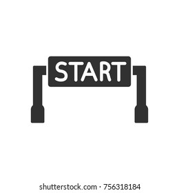 Start a road sign