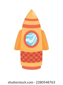 start up rocket isolated icon