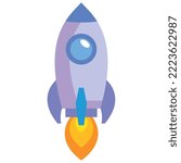 start up rocket launcher icon