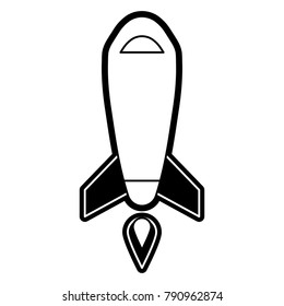 Start up rocket symbol