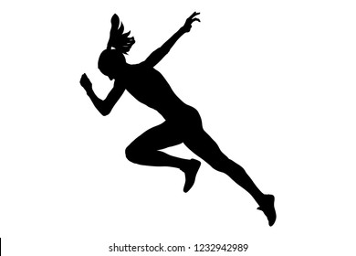 start running faster woman sprinter runner