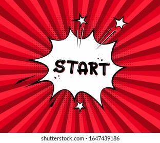 start speech bubble banner poster text sticker