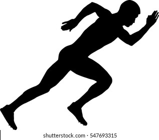 Sprinting Silhouette Images Stock Photos Vectors Shutterstock