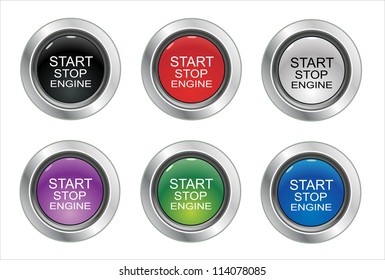 Start Stop Engine Button Set