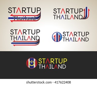 Start up Thailand vector logo