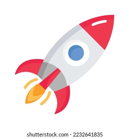 Empieza. Diseñar el concepto de ilustración vectorial de nuevo proyecto empresarial, desarrollo y lanzamiento de un producto de innovación en un mercado. Vector editable