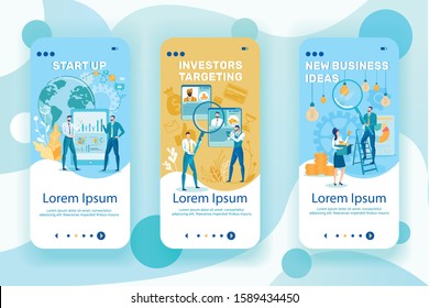 Start Up, Investors Targeting, New Business Ideas. Team Young Businessmen Discuss Growth Schedule Company, Search for New Investors and Development Ideas. Team Work in Beginner Company.