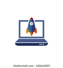 Start up vector icon business sign