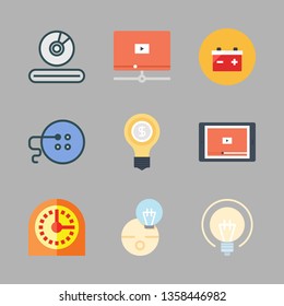 start vector icon set
