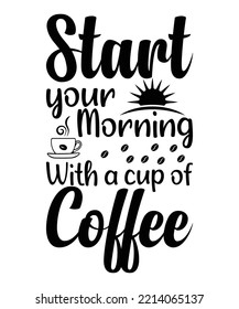 start your morning with a cap of coffee