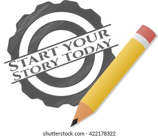 Comenzar tu dibujo de lápiz de Stroy Today
