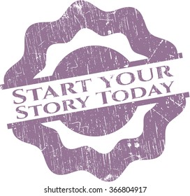 Start your Stroy Today rubber texture