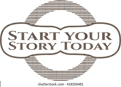Start your Stroy Today wood signboards