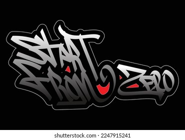 COMIENZO DE CERO graffitis