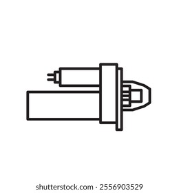 Starter icon Thin line art collection