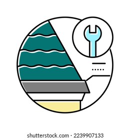 starter strips color icon vector. starter strips sign. isolated symbol illustration