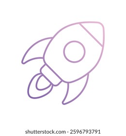 Starting New Ventures icon vector stock illustration