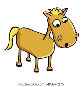 startled horse