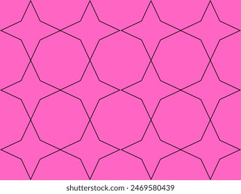 start's patters with pink background, Patrones de estrellas con fondo rosa
