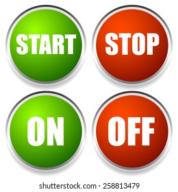Start-Stop and On-Off Buttons