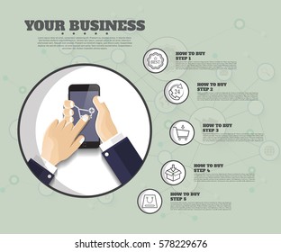 Startup background. Beginning of business ideas. Concept for your business. Starting of production. Start up Launch of company. e-commerce concept. online shopping.