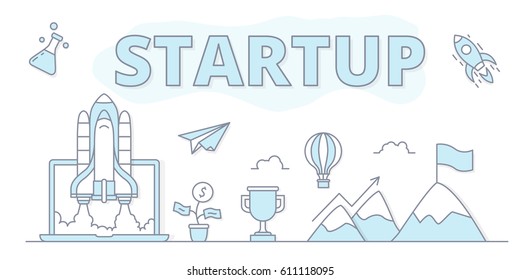 StartUp Banner Concept Blog