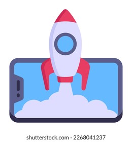 Startup boost flat icon download 