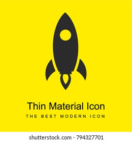 Startup bright yellow material minimal icon or logo design