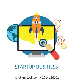 Startup Business concept